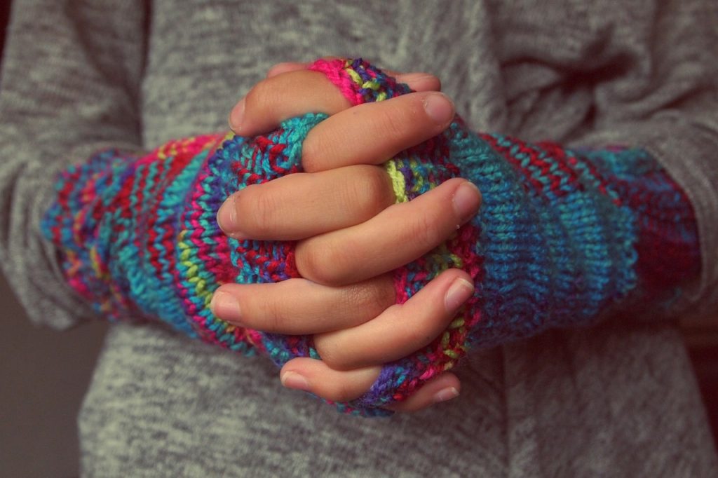 Wool gloves