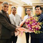 Tiruppur Exporters Meet Shri Piyush Goyal at Bharat Tex 2025